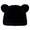 Plush Skull Cap Outdoor Sport Warm Hat Cartoon Bear Ear Beanie Skiing Hiking Cap