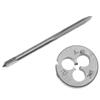 Die Set Tap Silver Threading Tool HSS Hand Tap Drill Set Right-Hand Thread 5-40 for unc Cutting Tools Hand Tool