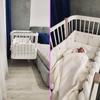 Babymouse Kotto Elin Wooden Baby Cot 120x60 Cm 2-in-1 Function
