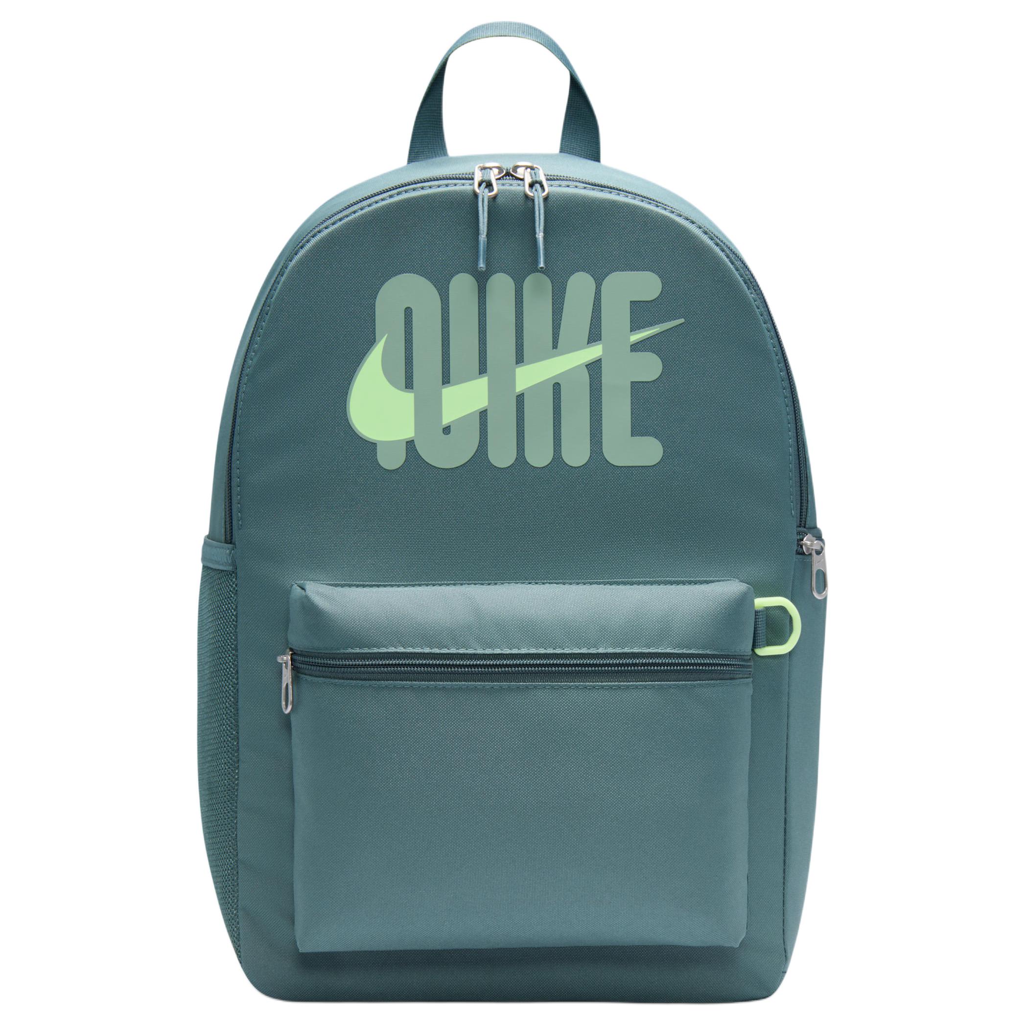 Nike Heritage 23L Adjustable Strap Polyester Backpack Unisex Backpacks Green II1515-382 Green