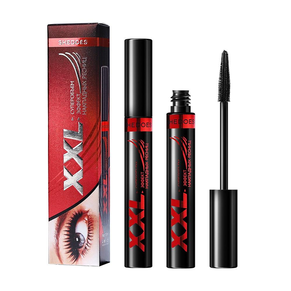Geeignet für Anfänger Cool Black Waterproof Dreidimensionale Mascara Elongate Dense Leicht zu entfernendes Make-up Augenschwarz schwarz