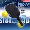 4th Gen T700 Textured Carbon Thermoformed Pickleball Paddle Dual Elastic Foam Core High Power Tournament Racket