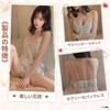 Pajamas for sexy floral bare sexy adult adult goods [Sanmaru] women, lingerie, extreme, perverted, white, cute, pattern, suspenders, lace, V-neck,