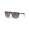 Ray-Ban Square Sunglasses With Logo Unisex Sunglasses Black 0RB3721CH
