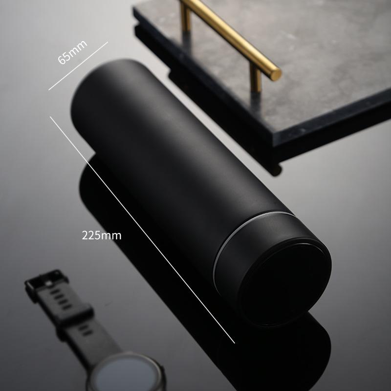 Portable  Intelligence Thermos Cup 500ml Vacuum Flasks Portable Stainless Steel Thermos Cup Water Bottle Travel Tea Mug Office Thermos Cup