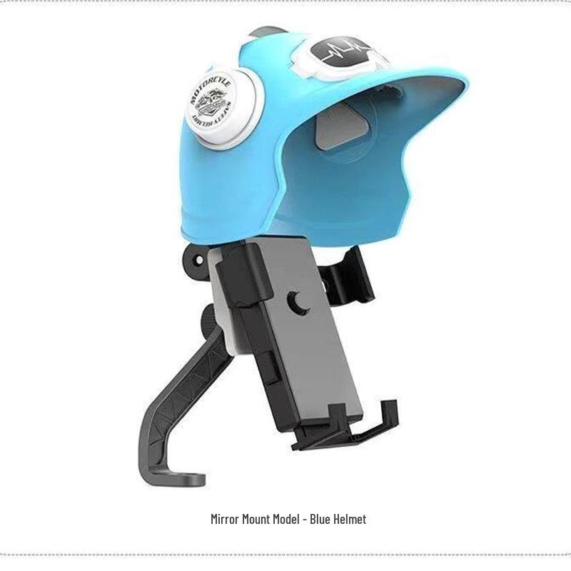 Electric Vehicle Shockproof Phone Mount for Food Delivery Riders - Motorcycle, Bicycle, and Car Navigation Holder