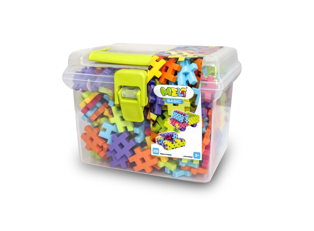 Meli Basic Travel Box construction bricks 250 pcs.