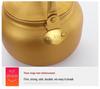 Yellow Aluminum Teapot Kettle: Large Capacity Korean Rice Wine Pot for Gas Stoves