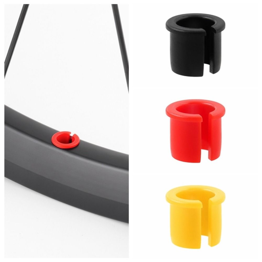 4pcs Plastic Bicycle Valve Hole Adapter Wheel Rim Inner Tube Adapter Rubber Plug  Folding Bicycle