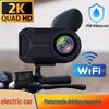 2K HD Motorcycle Dash Cam: Electric Vehicle Portable DVR, Image Stabilization, IP66 Waterproof, WiFi