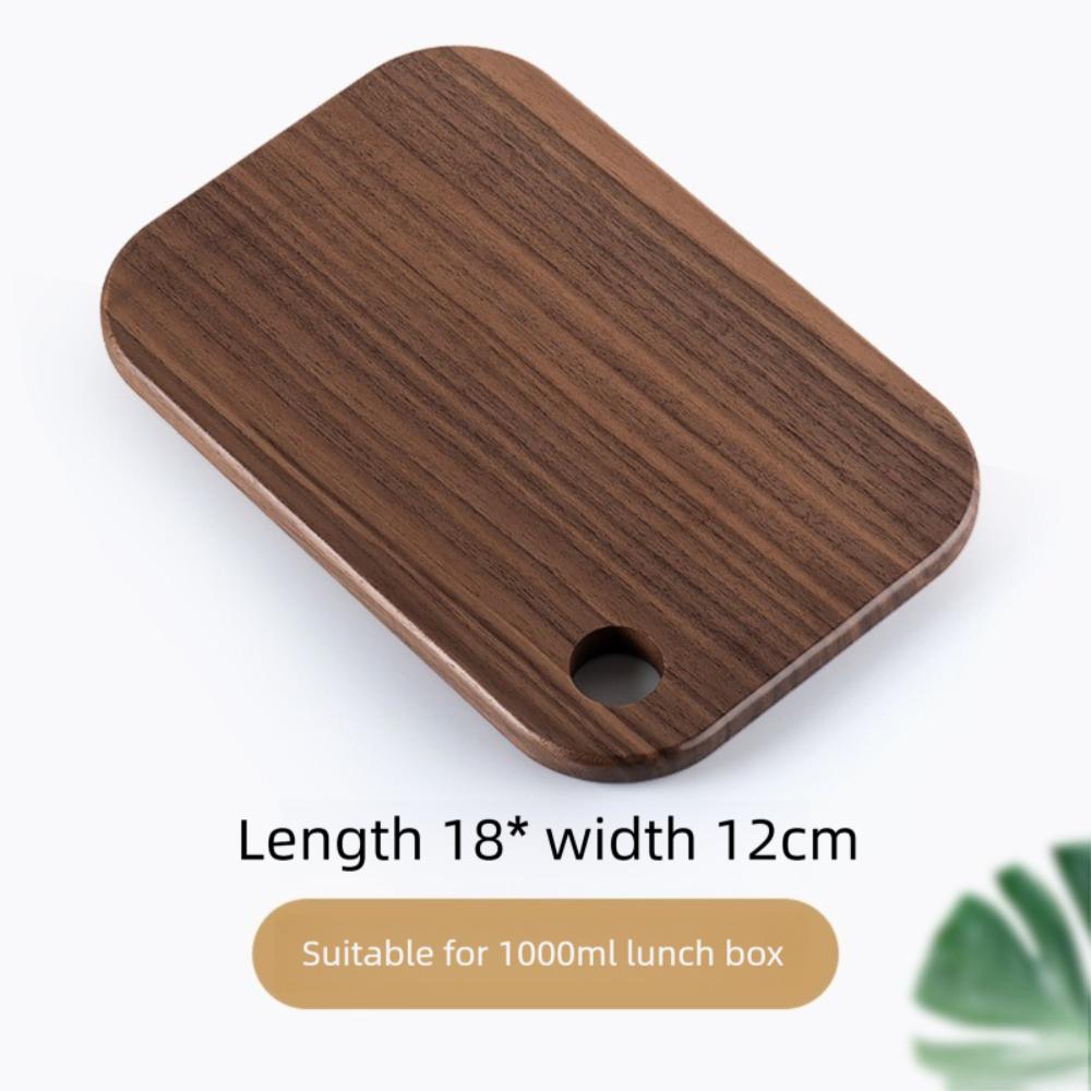 

Деревянная разделочная доска для фруктов, мини-разделочные доски из грецкого ореха для ланч-бокса 800/1000 мл L