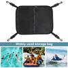 Stand Up Paddle Board Deck Bag PU Paddle Board Mesh Storage Bag Waterproof With Adjustable and Fixed Buckle Kayak Accessories