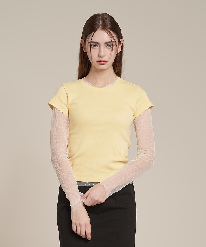 Iteoneolmomeonteu Basic Milano T-Shirt _ Yellow