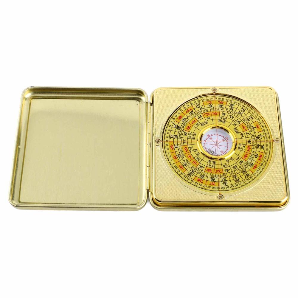 Alloy Luo Jing Instrument Square Feng Shui Compass Three Synthesis Plate Residential Feng Shui