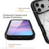 Clear Case for iPhone 17 Pro PC+TPU Phone Back Cover with PET Screen Film
