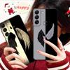 Phone Shell For Samsung Galaxy S23 S22 S21 S20 Fe Ultra S10 S9 S8 Plus Note 20ultra 10plus Case Cover Girl Angel And Demon Wings