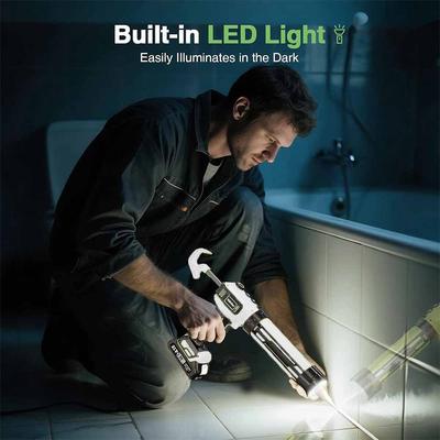NEW Electric Caulking Gun Cordless Brushless Caulking Gun Stepless Speed Regulation with Led Diy Tool for Makita 18V Battery