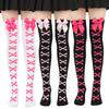 Bow Tie Stockings, Bone Over Knee Stockings, Nightclub Performance, Cosplay Lolita Tie, Thigh Socks