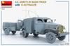 Miniart Scale American Radio Truck and Trailer Interior Kit Plastic Model Kit MA35418 1/35 K-51 K-52