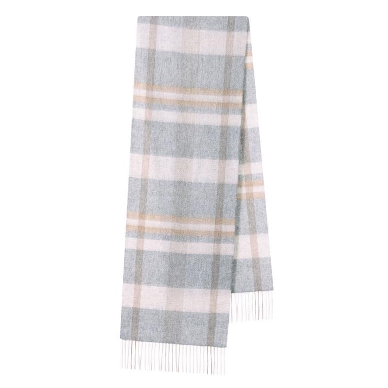 Tianshan 100% Cashmere Plaid Scarf