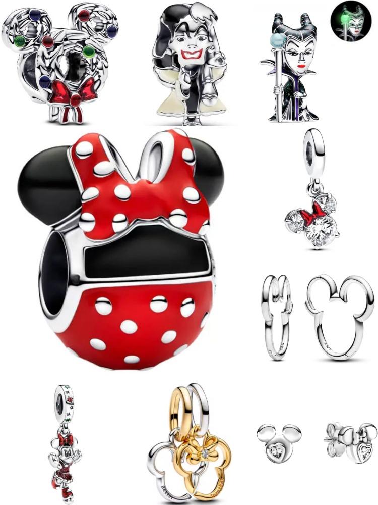 Kupfer Cartoon Tier Maus Perlenanhänger Geeignet für Europa Original Armband DIY Zubehör Exquisiter Schmuck