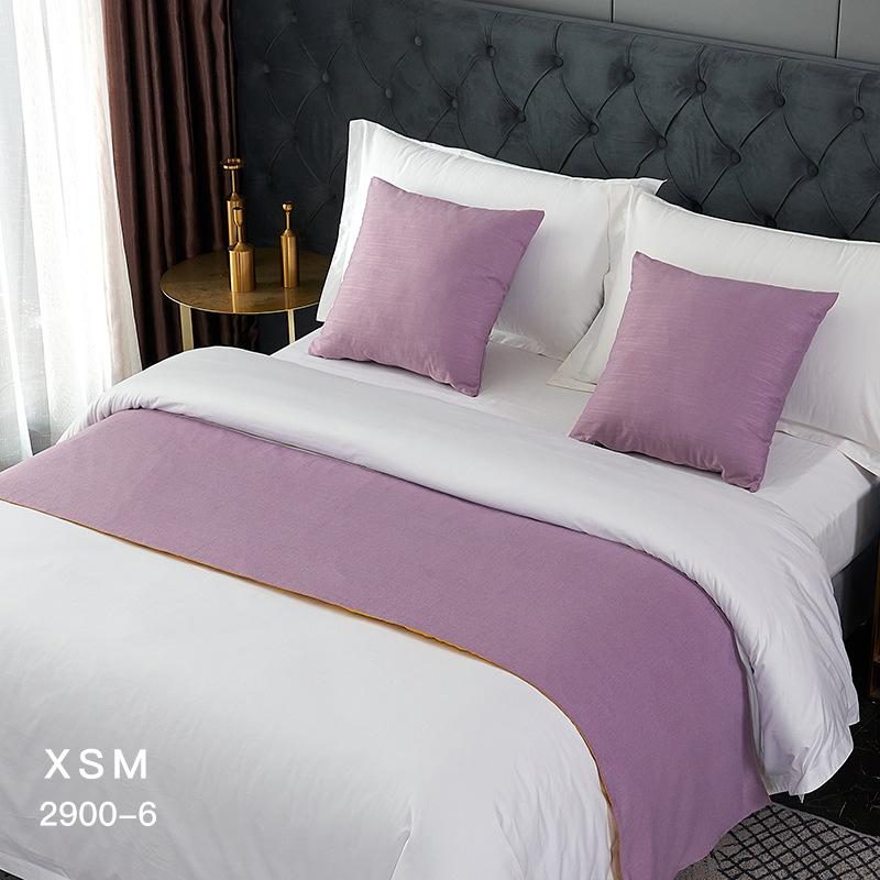 Alergări de pat nordic de culoare solidă, simplitate, bumbac, lenjerie de rulare, aleargă pentru cameră de nuntă, husă pentru steagul de pat, decorare pentru hotel, prosop coadă de pat