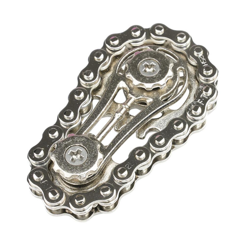 1/2PCS Portable Metal Gear Fidget Spinner Alloy Finger Gyro Stainless Steel Bearing Stress Relief Anti-Anxiety Focus Toy