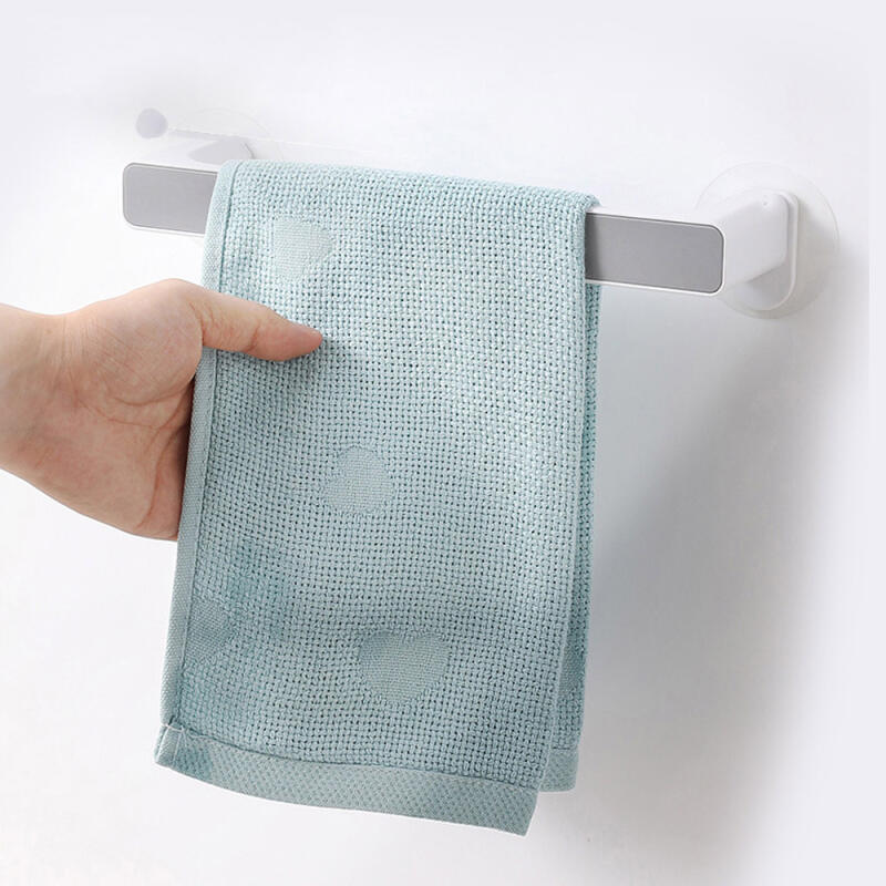 Simply Adhesive Towel Rack (26cm/Gray)