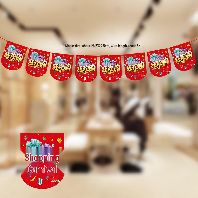 Carnival Celebration Pull Flag Banner