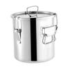 Airtight Stainless Steel Container for Storing Cooking Oil, Flour, Rice, Grains And Cereals