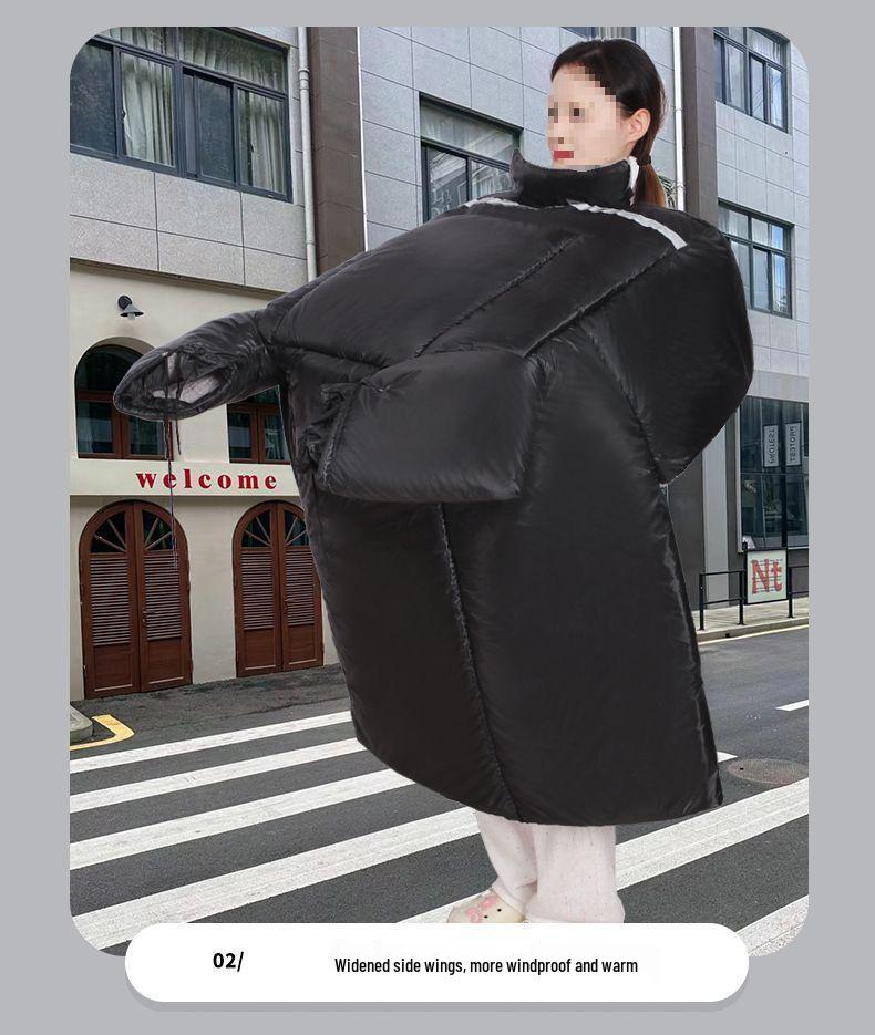 Thickened Fleece-Lined Electric Vehicle & Motorcycle Winter Windshield Quilt: Waterproof, Windproof, Extra Thick, Cold-Proof.