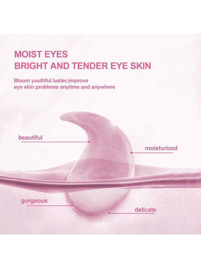 1PC Cherry Blossom Essence Eye Mask.Moisturize And Hydrate,Lock In Moisture ,Plump The Skin Around T