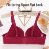 European & American Plus Size Lace Underwire Sexy Bra - Adjustable Fit