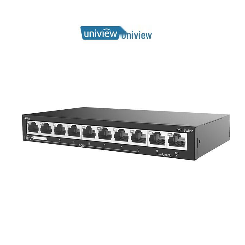 

Uniview 8-Port Fast Ethernet Cloud Managed PoE Switch