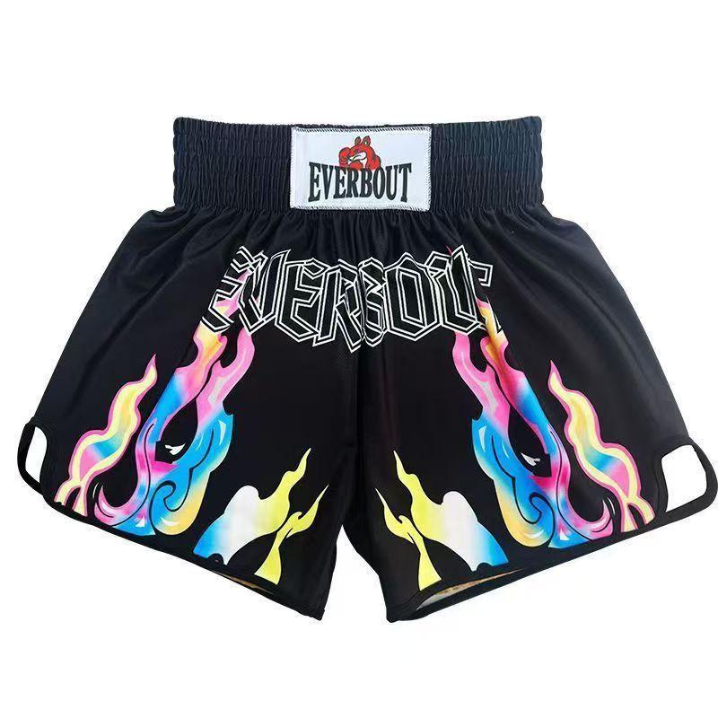 Martial Arts Shorts Men Women Kids Digital Print Muay Thai Boxing MMA Sanda Training Competition Pants
