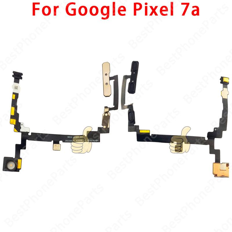 For Google Pixel 6 7 6a 7a Pro Pixel6 Pixel6a Pixel7 Pixel7a 7Pro Side Button Switch Volume Key Power On Off Flex Cable Parts
