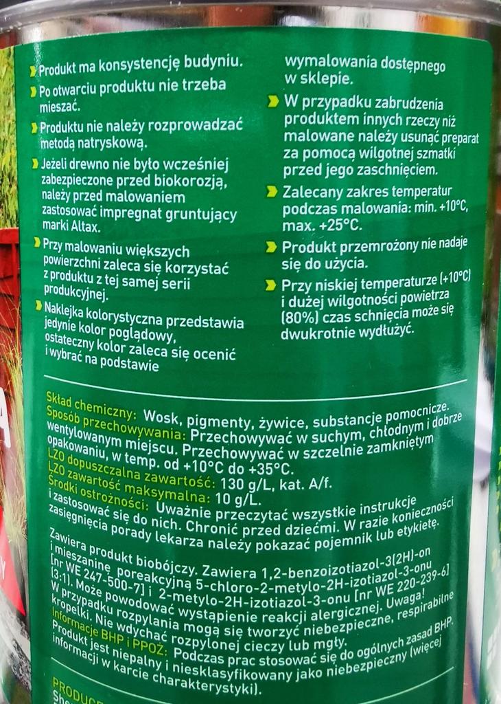One-layer impregnation for wood and concrete, rosewood, 0.75l