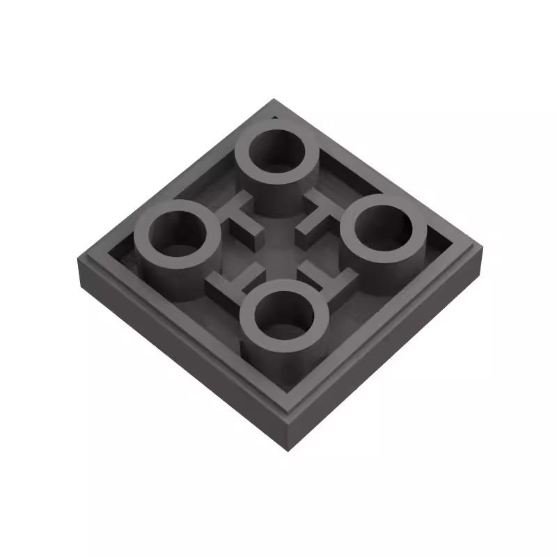 100pcs MOC Compatible Assembles Particles 11203 Tile Modified 2 x 2 Inverted Building Blocks Parts DIY Enlighten Block Bricks