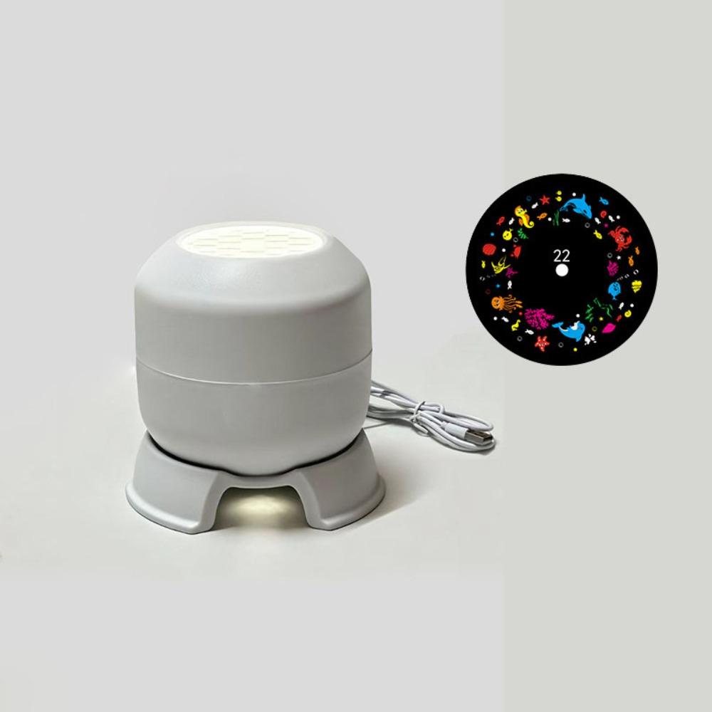 USB Powered Christmas Projector Snowflake Clear Patterns Christmas LED Night Light High Brightness Adjustable Atmosphere Lamp