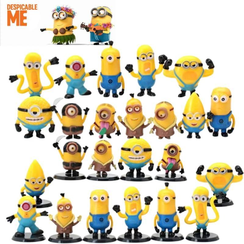 Adorable Minion Figures Set 12 Pieces Perfect For Collectors And Kids Gifts