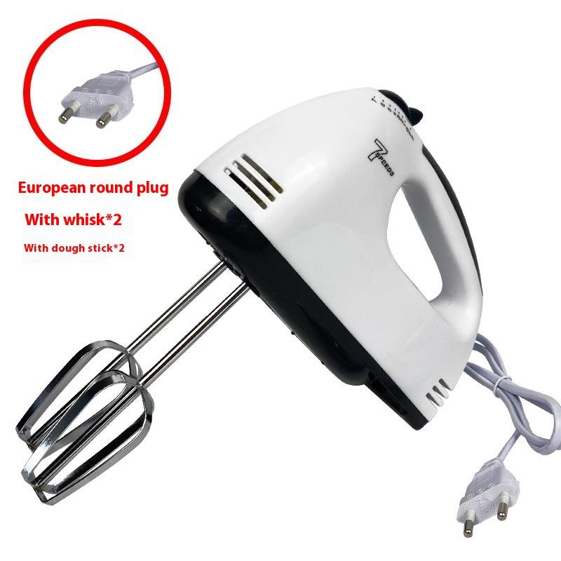 Handheld Electric Egg Beater, Household Automatic Mixer, Handheld Food Cake Bread Baking Dough Mixer, 7-Speed Cream Blender