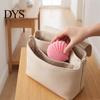 Small Ring Holder Velvet Shell Jewelry Box, Portable Travel Organizer Case, Soft Flannel Storage for Rings Earrings And Necklaces Compact Case