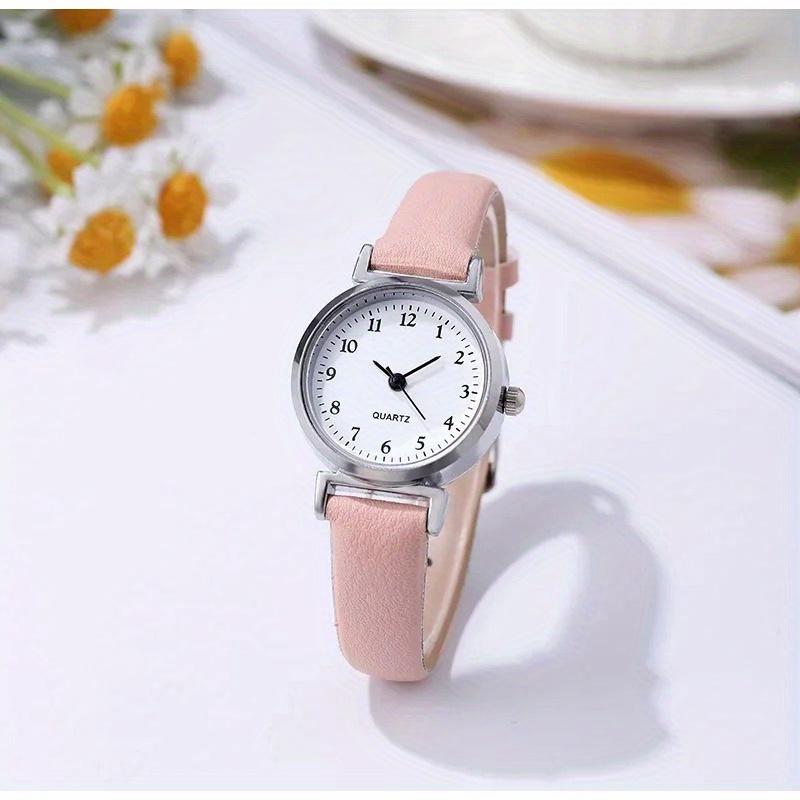 Quartz Watchesfor Women Ladies Small Dial Casual Watch Leather Wristwatch