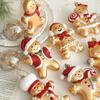 Gingerbread Man Christmas Hanging Decoration Gold Party Atmosphere Decoration  Gift