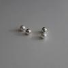 Symmetry Pearl Earring - Silver
