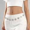 European & American Smiley Sunflower Metal Waist Chain for Women