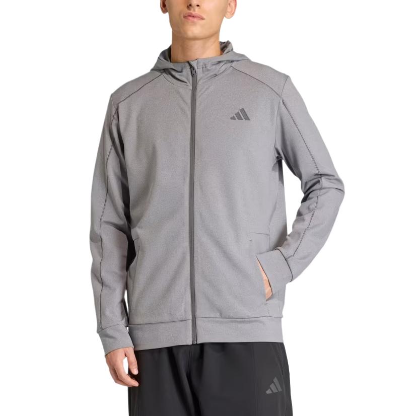 Adidas Workout Climacool Hooded Long Sleeve Zip Jacket Men Jackets KA7378