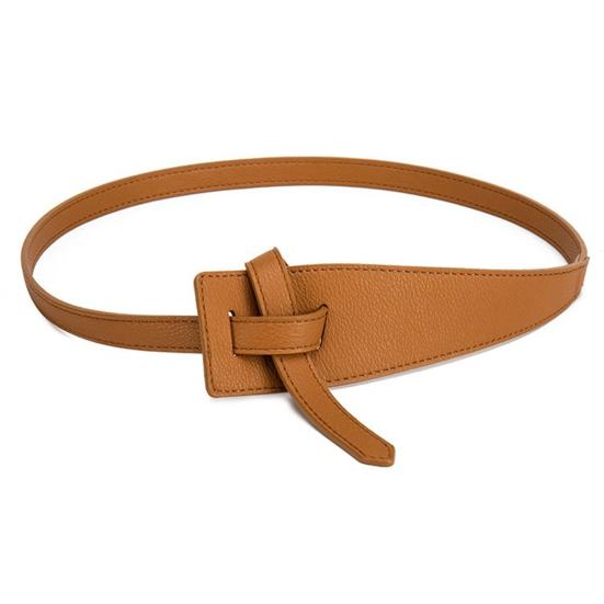 Retro Simple Waistband Wide Fashion Women Faux Leather Waist Belt Dress Decor