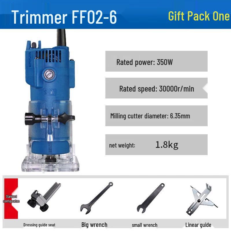 

Dongcheng Woodworking Electric Trimmer CN plug (adapter included)