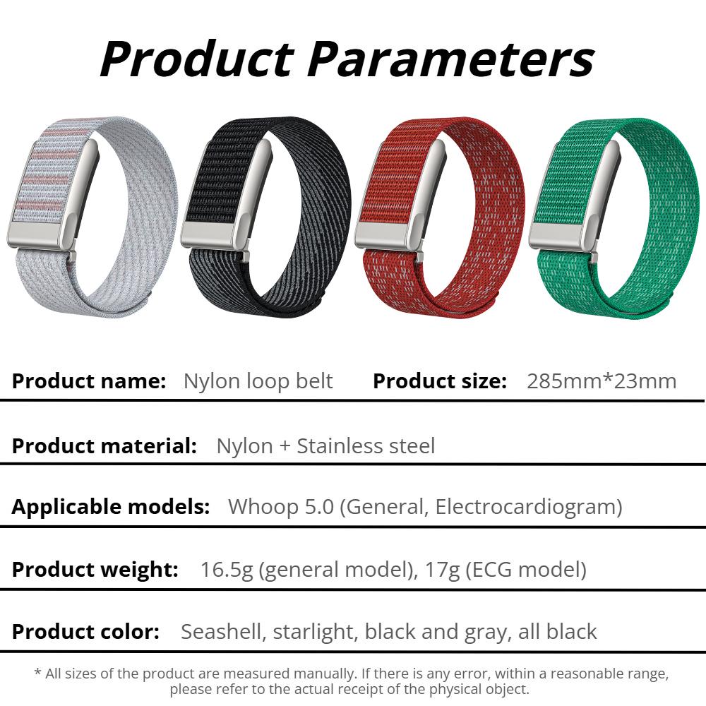 5.0 CloudKnit Band Nylon Strap For WHOOP 5.0 Smart Watch Replaceable Bracelet Belt for Whoop 5.0 ECG-MG Breathable Wristband Accessories Band